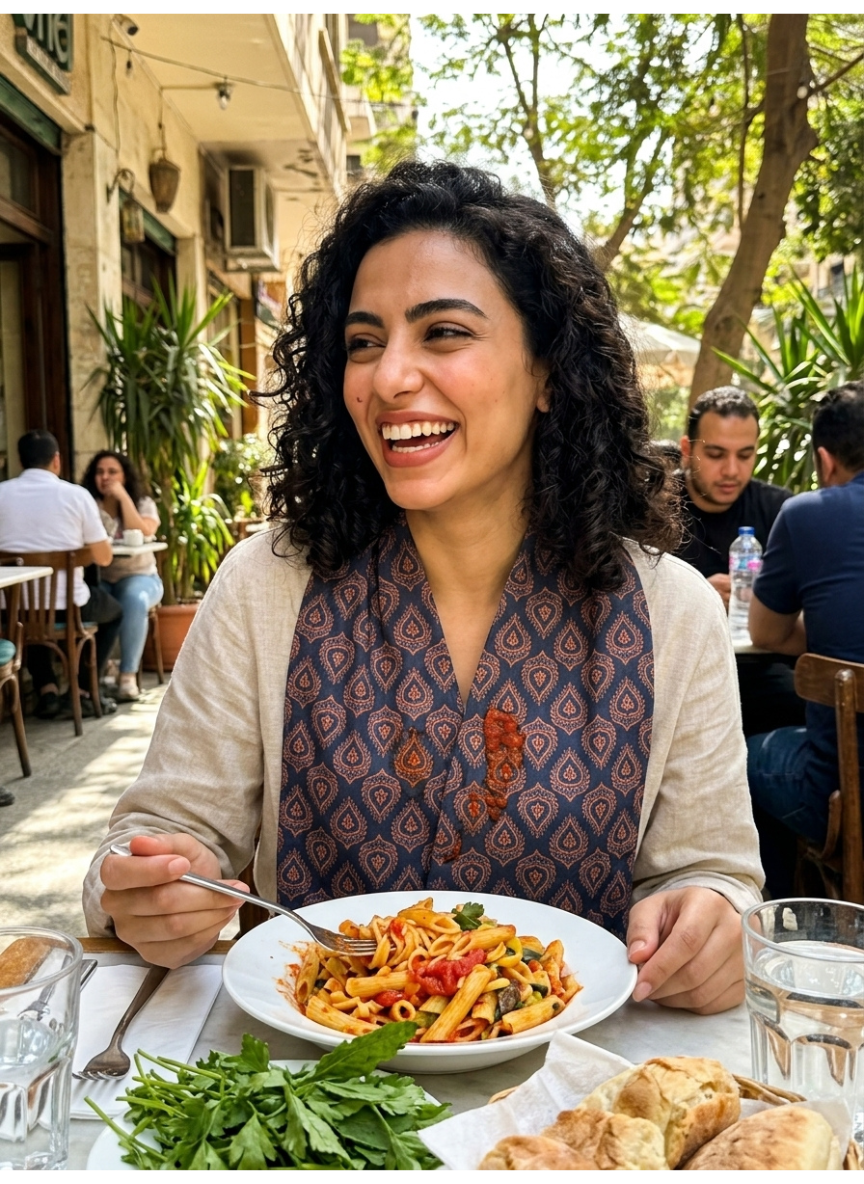 سكارف مقاوم للماء بنقشة ريش