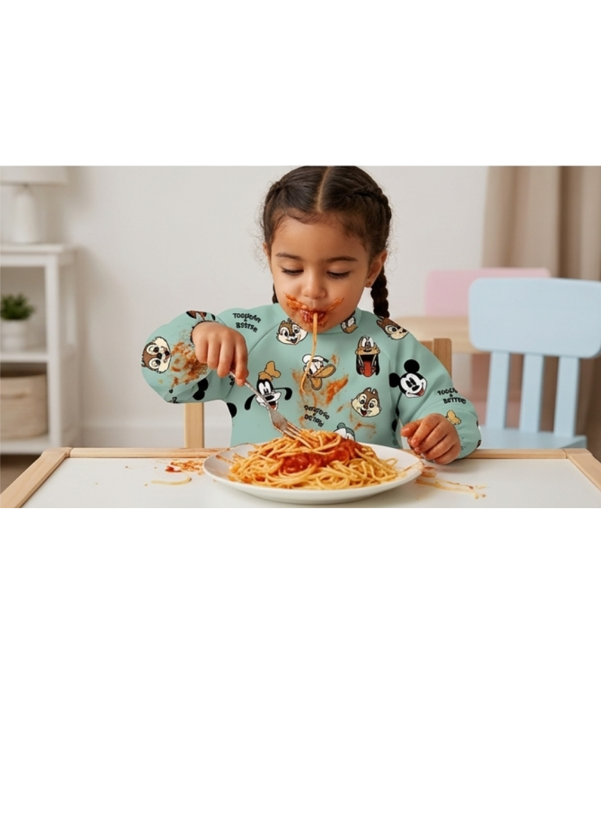 مريلة الاكل للاطفال