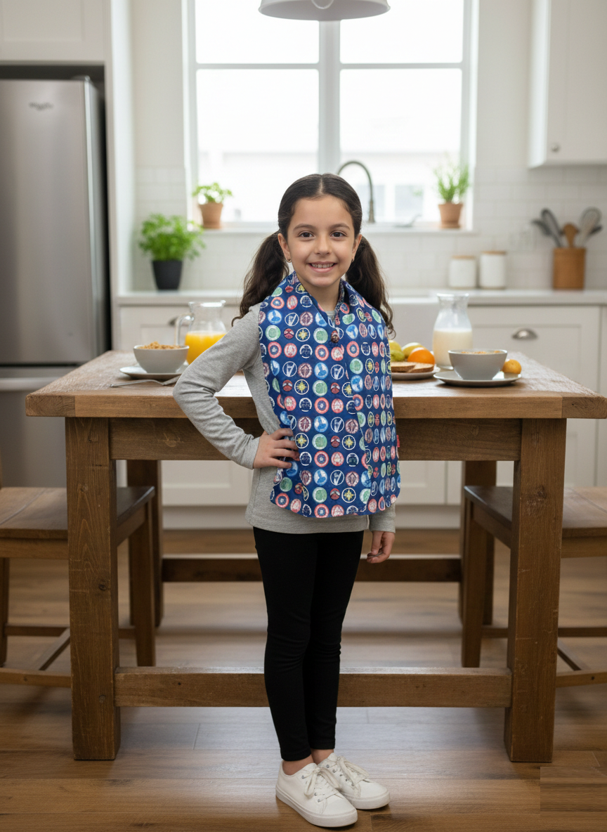 Kids waterproof scarf