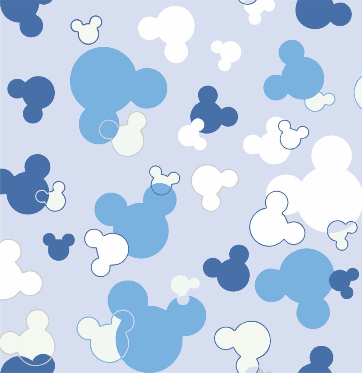 Blue Mickey Dining Scarf