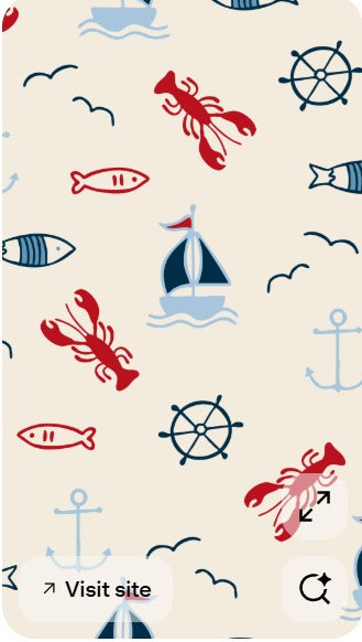 ِSea Food Dining Scarf
