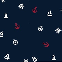 Boats Dining Scarf