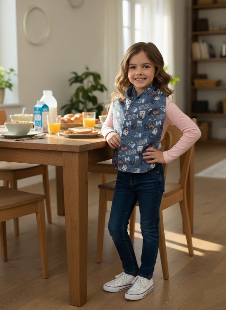 Kids waterproof scarf