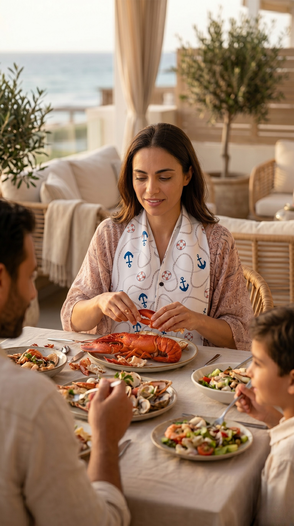 Anchor Dining Scarf